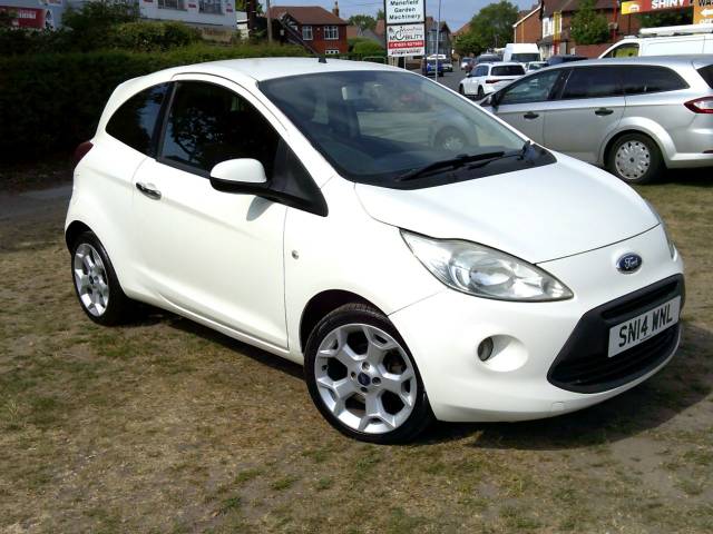 Ford Ka 1.2 Titanium 3dr [Start Stop] Hatchback Petrol White