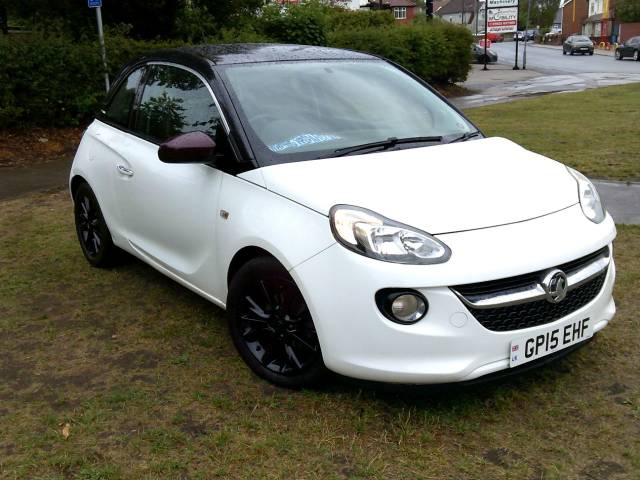 Vauxhall Adam 1.2i ecoFLEX Jam 3dr [Start Stop] Hatchback Petrol White
