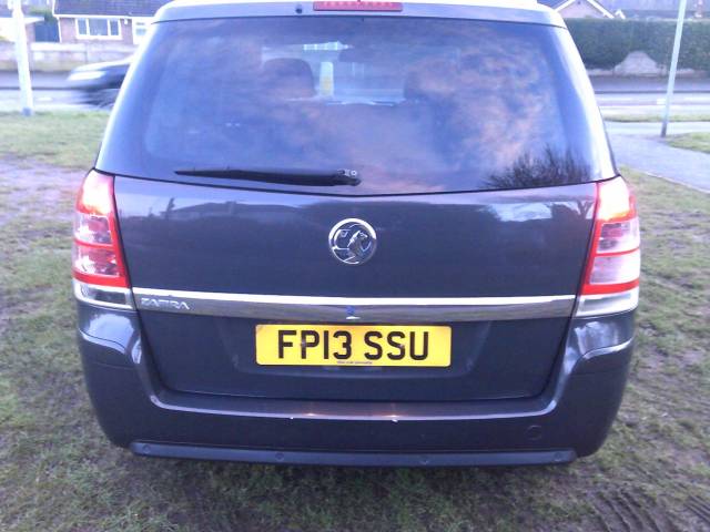 2013 Vauxhall Zafira 1.6i [115] Design Nav 5dr
