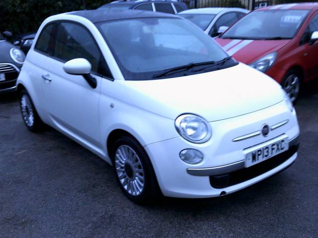 Fiat 500 1.2 Lounge 3dr [Start Stop] Hatchback Petrol White