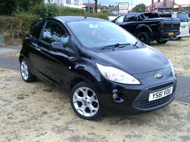 Ford Ka 1.2 Titanium 3dr [Start Stop] Hatchback Petrol Black